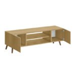 Έπιπλο τηλεόρασης Etna Megapap χρώμα sapphire oak 150x30x45εκ. - Image 2