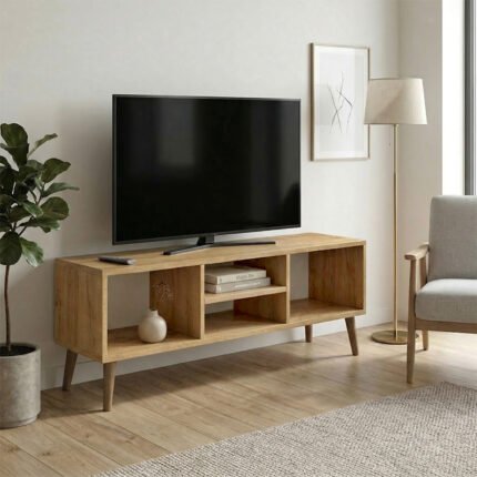 Βρες το Έπιπλο τηλεόρασης Loren Megapap χρώμα sapphire oak 120x30x40εκ. σε μοναδική τιμή στο clickforshop.gr