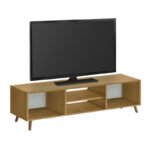 Έπιπλο τηλεόρασης Loren Megapap χρώμα sapphire oak 120x30x40εκ. - Image 2