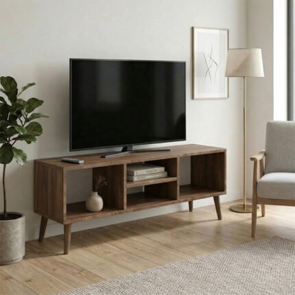 Βρες το Έπιπλο τηλεόρασης Loren Megapap χρώμα καρυδί 120x30x40εκ. σε μοναδική τιμή στο clickforshop.gr