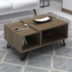 Τραπεζάκι σαλονιού Don Megapap χρώμα καρυδί 90x55x44εκ. - Image 2