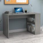 Βρες το Γραφείο εργασίας Mikro Megapap χρώμα γκρι σκυροδέματος 120x60x75εκ. σε μοναδική τιμή στο clickforshop.gr