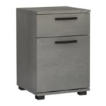 Βρες το Κομοδίνο - Συρταριέρα γραφείου Veto Megapap χρώμα γκρι σκυροδέματος 40x39x57εκ. σε μοναδική τιμή στο clickforshop.gr