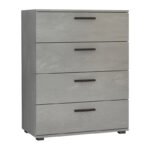 Βρες το Συρταριέρα Velika Megapap χρώμα γκρι σκυροδέματος 73x44x96εκ. σε μοναδική τιμή στο clickforshop.gr