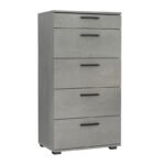 Βρες το Συρταριέρα Helia Megapap χρώμα γκρι σκυροδέματος 60x44x108εκ. σε μοναδική τιμή στο clickforshop.gr