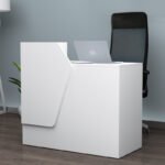 Βρες το Γραφείο υποδοχής - reception Merlin Megapap χρώμα λευκό 110x50x101