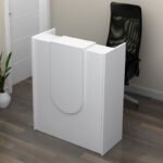 Γραφείο υποδοχής - reception Mezzo Megapap χρώμα λευκό 90x40x110εκ. - Image 3