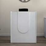 Γραφείο υποδοχής - reception Mezzo Megapap χρώμα λευκό 90x40x110εκ. - Image 4