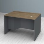 Γραφείο επαγγελματικό Venturo Megapap χρώμα ανθρακί - καρυδί 120x80x75εκ. - Image 2