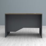 Γραφείο επαγγελματικό Venturo Megapap χρώμα ανθρακί - καρυδί 120x80x75εκ. - Image 3