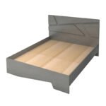 Κρεβάτι Efes Megapap χρώμα γκρι σκυροδέματος 160x200εκ. - Image 5