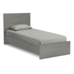 Βρες το Κρεβάτι Troy Megapap χρώμα γκρι σκυροδέματος 100x200εκ. σε μοναδική τιμή στο clickforshop.gr