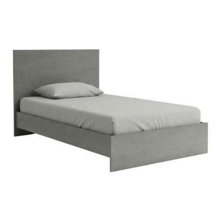 Βρες το Κρεβάτι Troy Megapap χρώμα γκρι σκυροδέματος 120x200εκ. σε μοναδική τιμή στο clickforshop.gr