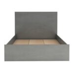 Κρεβάτι Troy Megapap χρώμα γκρι σκυροδέματος 120x200εκ. - Image 4