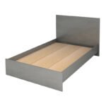 Κρεβάτι Troy Megapap χρώμα γκρι σκυροδέματος 120x200εκ. - Image 5