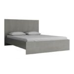 Βρες το Κρεβάτι Troy Megapap χρώμα γκρι σκυροδέματος 140x190εκ. σε μοναδική τιμή στο clickforshop.gr
