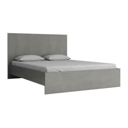 Βρες το Κρεβάτι Troy Megapap χρώμα γκρι σκυροδέματος 140x190εκ. σε μοναδική τιμή στο clickforshop.gr