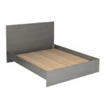 Κρεβάτι Troy Megapap χρώμα γκρι σκυροδέματος 150x200εκ. - Image 5