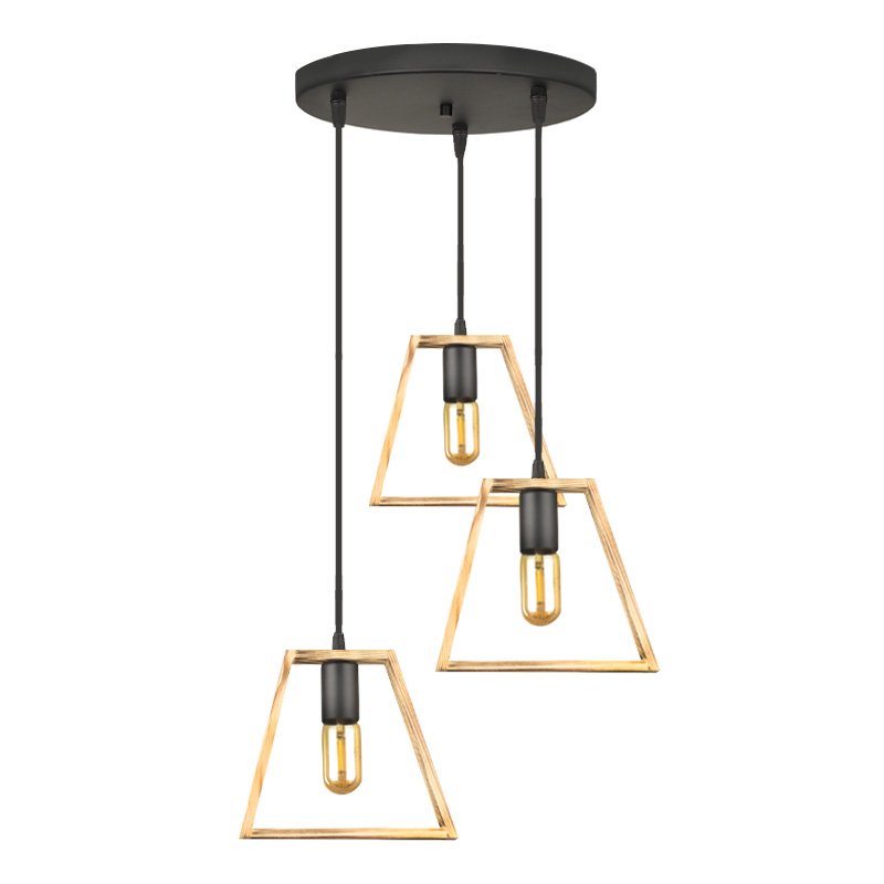 Φωτιστικό οροφής Tekli Megapap E27 ξύλινο τρίφωτο χρώμα φυσικό 40x30x90εκ. Βρες το Φωτιστικό οροφής Tekli Megapap E27 ξύλινο τρίφωτο χρώμα φυσικό 40x30x90εκ. σε μοναδική τιμή στο clickforshop.gr