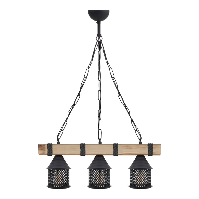 Φωτιστικό οροφής Elora Megapap E27 ξύλινο - μεταλλικό τρίφωτο χρώμα φυσικό - μαύρο 50x13x75εκ. Βρες το Φωτιστικό οροφής Elora Megapap E27 ξύλινο - μεταλλικό τρίφωτο χρώμα φυσικό - μαύρο 50x13x75εκ. σε μοναδική τιμή στο clickforshop.gr