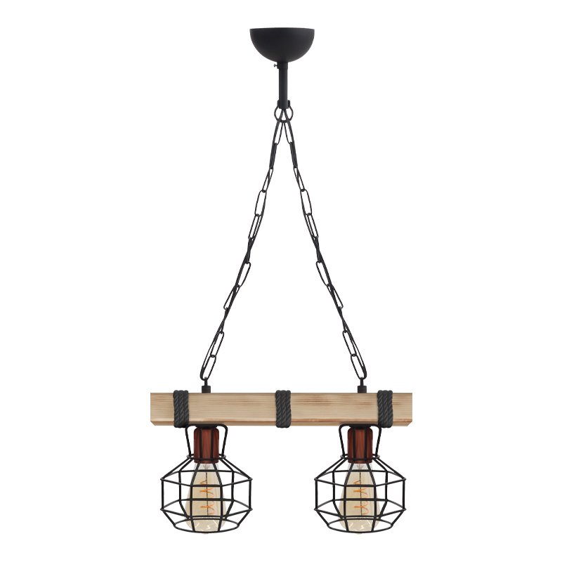 Φωτιστικό οροφής Lumenia Megapap E27 ξύλινο - μεταλλικό δίφωτο χρώμα φυσικό - μαύρο 40x14x80εκ. Βρες το Φωτιστικό οροφής Lumenia Megapap E27 ξύλινο - μεταλλικό δίφωτο χρώμα φυσικό - μαύρο 40x14x80εκ. σε μοναδική τιμή στο clickforshop.gr