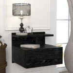 Βρες το Κομοδίνο επιτοίχιο Mislina Megapap χρώμα sencron black 40x33