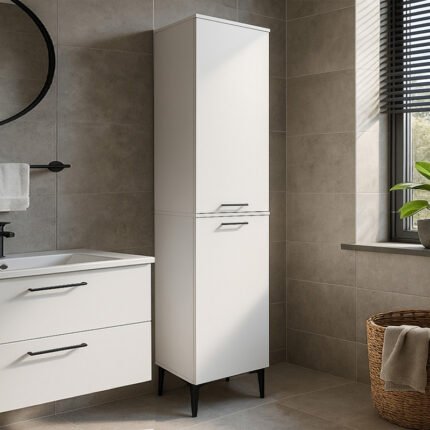Βρες το Ντουλάπι με καλάθι απλύτων Singa Megapap χρώμα λευκό 45x40x180εκ. σε μοναδική τιμή στο clickforshop.gr
