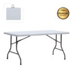 Βρες το Τραπέζι catering - συνεδρίου Capri Megapap πτυσσόμενο - βαλίτσα χρώμα λευκό του πάγου 183x76x74εκ. σε μοναδική τιμή στο clickforshop.gr