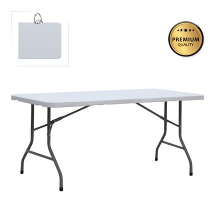 Βρες το Τραπέζι catering - συνεδρίου Capri Megapap πτυσσόμενο - βαλίτσα χρώμα λευκό του πάγου 183x76x74εκ. σε μοναδική τιμή στο clickforshop.gr