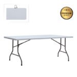 Βρες το Τραπέζι catering - συνεδρίου Capri Megapap πτυσσόμενο - βαλίτσα χρώμα λευκό του πάγου 240x76x74εκ. σε μοναδική τιμή στο clickforshop.gr