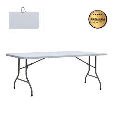 Βρες το Τραπέζι catering - συνεδρίου Capri Megapap πτυσσόμενο - βαλίτσα χρώμα λευκό του πάγου 240x76x74εκ. σε μοναδική τιμή στο clickforshop.gr