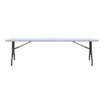 Τραπέζι catering - συνεδρίου Capri Megapap πτυσσόμενο - βαλίτσα χρώμα λευκό του πάγου 240x76x74εκ. - Image 5