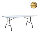 Βρες το Τραπέζι catering - συνεδρίου Capri Megapap πτυσσόμενο - μονοκόμματη επιφάνεια χρώμα λευκό του πάγου 198x90x74εκ. σε μοναδική τιμή στο clickforshop.gr