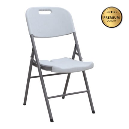 Βρες το Καρέκλα catering - συνεδρίου Capri Megapap πτυσσόμενη χρώμα λευκό του πάγου 45x50x88εκ. σε μοναδική τιμή στο clickforshop.gr