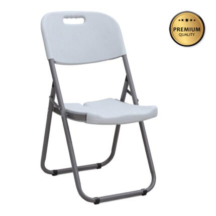 Βρες το Καρέκλα catering - συνεδρίου Capri Megapap πτυσσόμενη χρώμα λευκό του πάγου 45x50x88εκ. σε μοναδική τιμή στο clickforshop.gr