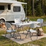 Καρέκλα catering - συνεδρίου Capri Megapap πτυσσόμενη χρώμα λευκό του πάγου 45x50x88εκ. - Image 5