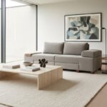 Καναπές - κρεβάτι πολυμορφικός Perenna Megapap τριθέσιος υφασμάτινος χρώμα γκρι 233x93x83εκ. - Image 3