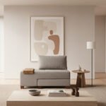 Πολυθρόνα - κρεβάτι Perenna Megapap υφασμάτινη χρώμα γκρι 116x93x83εκ. - Image 2