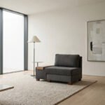 Πολυθρόνα - κρεβάτι Perenna Megapap υφασμάτινη χρώμα ανθρακί 116x93x83εκ. - Image 2