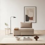 Πολυθρόνα - κρεβάτι Perenna Megapap υφασμάτινη χρώμα μπεζ 116x93x83εκ. - Image 2