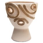 Αγόρασε ΕΠΙΤΡΑΠΕΖΙΟ ΔΙΑΚΟΣΜΗΤΙΚΟ ΒΑΖΟ DEAN HM4678.02 ΤΕΡΑΚΟΤΑ ΣΕ ΚΡΕΜ--Φ23x29Υεκ. σε μοναδική τιμή στο clickforshop.gr