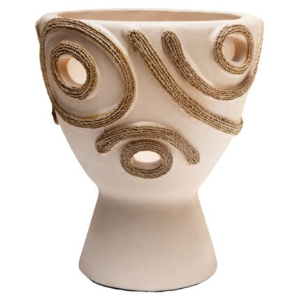 Αγόρασε ΕΠΙΤΡΑΠΕΖΙΟ ΔΙΑΚΟΣΜΗΤΙΚΟ ΒΑΖΟ DEAN HM4678.02 ΤΕΡΑΚΟΤΑ ΣΕ ΚΡΕΜ--Φ23x29Υεκ. σε μοναδική τιμή στο clickforshop.gr