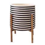 Αγόρασε ΓΛΑΣΤΡΑ ΕΣΩΤ.ΧΩΡΟΥ RENTIL HM4683S FIBER CEMENT ΛΕΥΚΟ/ΜΑΥΡΟ--ΒΑΣΗ TEAK Φ35x45Υεκ σε μοναδική τιμή στο clickforshop.gr