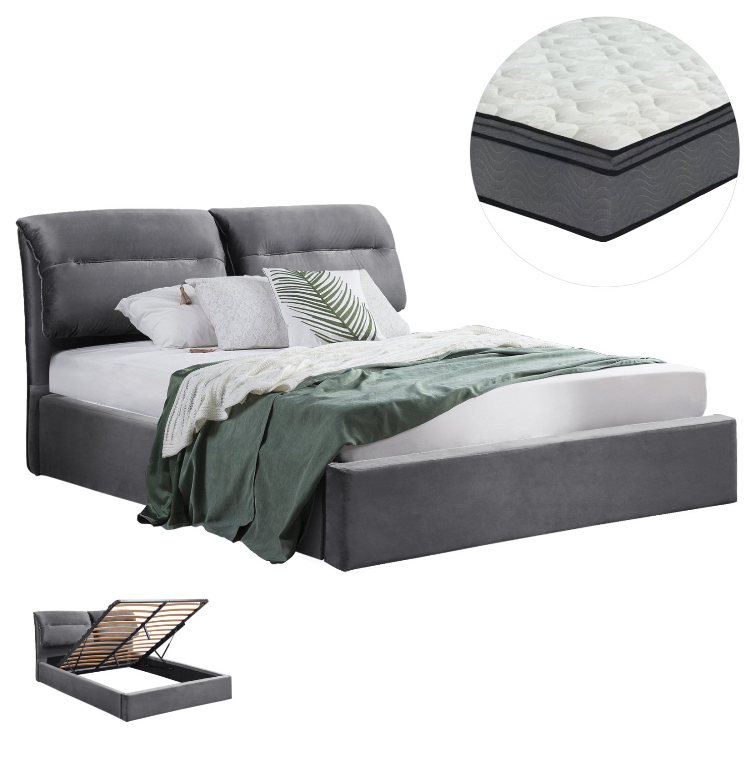 ΚΡΕΒΑΤΙ ΔΙΠΛΟ & ΣΤΡΩΜΑ KENDRA HM10720.01 ΓΚΡΙ ΒΕΛΟΥΔΟ ΜΕ ΑΠΟΘ.ΧΩΡΟ--ΓΙΑ 160x200εκ Αγόρασε ΚΡΕΒΑΤΙ ΔΙΠΛΟ & ΣΤΡΩΜΑ KENDRA HM10720.01 ΓΚΡΙ ΒΕΛΟΥΔΟ ΜΕ ΑΠΟΘ.ΧΩΡΟ--ΓΙΑ 160x200εκ σε μοναδική τιμή στο clickforshop.gr