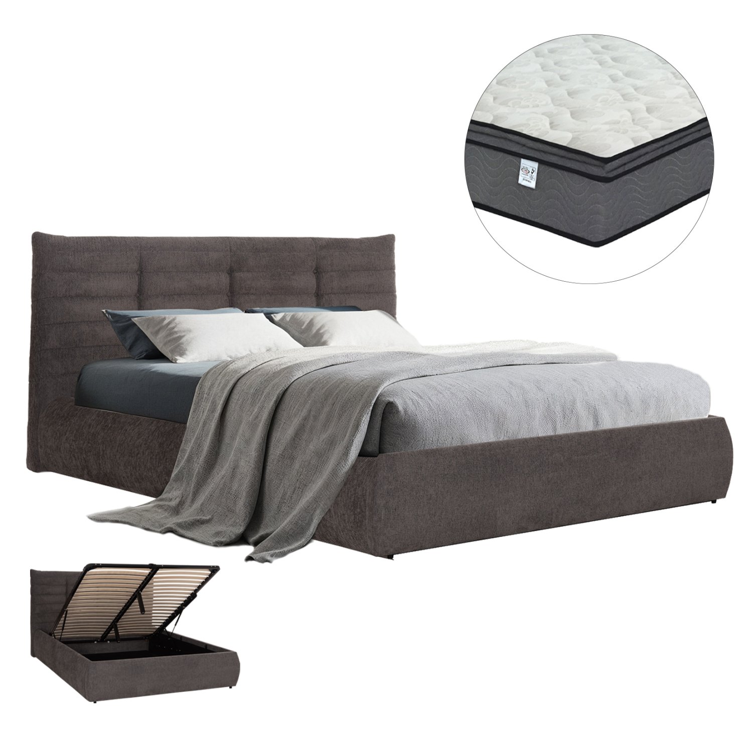 ΚΡΕΒΑΤΙ ΔΙΠΛΟ & ΣΤΡΩΜΑ SANDRA HM10770 ΓΚΡΙ ΥΦΑΣΜΑ ΜΕ ΑΠΟΘ.ΧΩΡΟ--ΓΙΑ 160x200εκ Αγόρασε ΚΡΕΒΑΤΙ ΔΙΠΛΟ & ΣΤΡΩΜΑ SANDRA HM10770 ΓΚΡΙ ΥΦΑΣΜΑ ΜΕ ΑΠΟΘ.ΧΩΡΟ--ΓΙΑ 160x200εκ σε μοναδική τιμή στο clickforshop.gr