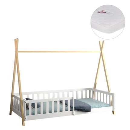 Αγόρασε ΚΡΕΒΑΤΙ ΠΑΙΔΙΚΟ ΜΕ ΚΑΓΚΕΛΑ MUNK HM21325 ΠΕΥΚΟ ΛΕΥΚΟ/ΦΥΣΙΚΟ--ΜΕ ΣΤΡΩΜΑ 90x190εκ σε μοναδική τιμή στο clickforshop.gr