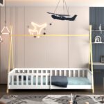 ΚΡΕΒΑΤΙ ΠΑΙΔΙΚΟ ΜΕ ΚΑΓΚΕΛΑ MUNK HM739.03 τ.MONTESSORI ΠΕΥΚΟ ΦΥΣΙΚΟ-ΛΕΥΚΟ--190x90εκ - Image 4