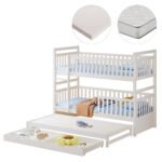 Αγόρασε ΠΑΙΔΙΚΗ ΚΟΥΚΕΤΑ ΜΕ ΣΤΡΩΜΑΤΑ & ΣΥΡΤΑΡΙΑ TRIPLON HM21318 ΞΥΛΟ ΠΕΥΚΟΥ ΛΕΥΚΟ 207x97x168Υεκ σε μοναδική τιμή στο clickforshop.gr