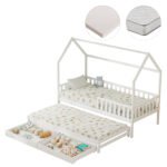 Αγόρασε ΠΑΙΔΙΚΟ ΚΡΕΒΑΤΙ ΜΕ ΣΤΡΩΜΑΤΑ & ΣΥΡΤΑΡΙΑ PHYLLIS HM21323 ΞΥΛΟ ΠΕΥΚΟΥ ΛΕΥΚΟ 206x97x166Υεκ σε μοναδική τιμή στο clickforshop.gr