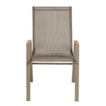 ΠΟΛΥΘΡΟΝΑ ΕΞ.ΧΩΡΟΥ LEONE HM6429.04 ΜΕΤΑΛΛΙΚΗ ΣΑΜΠΑΝΙ--TEXTILENE ΣΑΜΠΑΝΙ 54x74x91Υεκ - Image 3